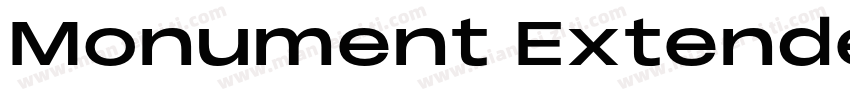 Monument Extended Medium字体转换
